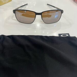 Oakley Sunglasses with Black Frame and Brown Lenses
